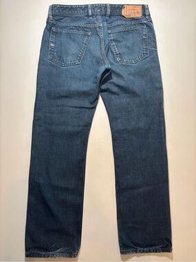 2012 Diesel industry waykee straight leg faded silver stamp jeans